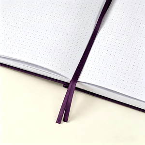 Taccuino A5 in Lino Viola con Lamina Dorata a Motivo Ragno, Logo Personalizzato e Tasca per Regali <span class=keywords><strong>da</strong></span> Viaggio - Product Image 4