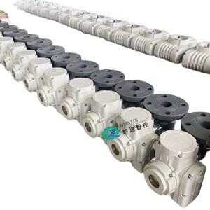 Qianjin Intelligent <b>Control</b> Valve Electric Butterfly Valve 4G <b>Wireless</b> Rs485 Modbus For Water Conservancy <b>Heating</b> - Product Image 5