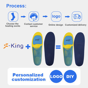 Plantillas Deportivas Personalizadas S-<span class=keywords><strong>King</strong></span>, Plantillas Ortopédicas <span class=keywords><strong>de</strong></span> Alta Elasticidad con Soporte <span class=keywords><strong>de</strong></span> Arco y Absorción <span class=keywords><strong>de</strong></span> Impactos para Pies Planos - Product Image 2