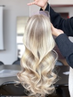 Perruque Couronne Mini Personnalisée SHY 2026, la plus récente, en Cheveux Naturels Chinois Bruts, Base en Soie, Faible Densité, Aspect Naturel, Vente en Gros pour Distributeurs
