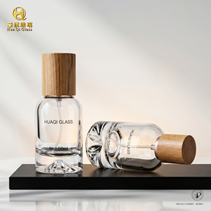 Botella de <span class=keywords><strong>Perfume</strong></span> Cuadrada de Vidrio Plano de Lujo de 100 ml, Botellas de <span class=keywords><strong>Perfume</strong></span> Vacías Personalizadas para <span class=keywords><strong>Mujer</strong></span> - Product Image 4