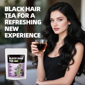 Té Natural a Base de Hierbas para el Crecimiento del Cabello Negro, Promueve un Cabello Saludable, Ayuda a la Reparación y el Recrecimiento del Cabello - Product Image 3