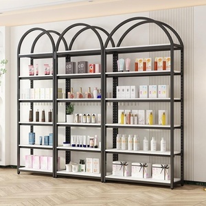 Présentoir Lumineux de Luxe K pour Salon de Beauté, Présentoir pour Perruques, Cosmétiques, Nail Art, Soins de la Peau, Meuble de Rangement pour Magasin - Product Image 1