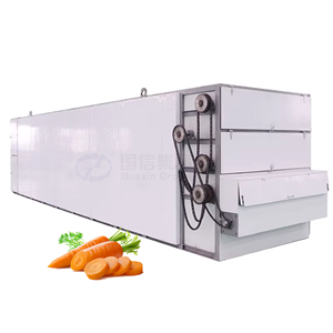 Equipo de secado continuo de zanahorias con cinta de malla para procesamiento de vegetales de alta calidad. - Product Image 1