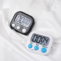 Timer Dapur Digital, Timer Mandi, Timer Belajar, Stopwatch, Jam Alarm, Aksesoris Dapur Elektronik Magnetik, Timer Memasak