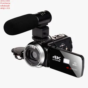 High Quality 4K HD Night Vision Live Camcorder DV Digital Camera WiFi Version 48MP Photo with 3.0 inch LCD Screen