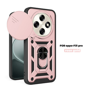 <span class=keywords><strong>Coque</strong></span> de téléphone Lichicase avec protection intégrale, fenêtre coulissante, support d'anneau pour <span class=keywords><strong>OPPO</strong></span> A6X, <span class=keywords><strong>coque</strong></span> antichoc - Product Image 2