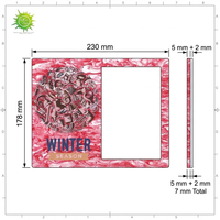 Cadre photo de table en acrylique, cadre photo double face transparent, cadre d'affichage photo de bureau, personnalisation OEM disponible