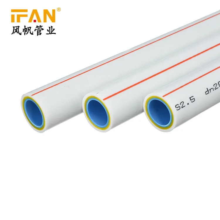 IFAN Factory Wholesale Ppr Nano Antibacterial Pipe 20-32mm PN20 Plumbing PPR Pipe for Water Supply