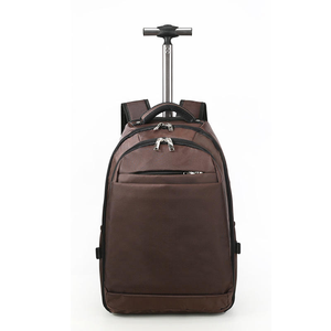 20-Inch Oxford Business Computer Backpack <b>Trolley</b> <b>Bag</b> Case Zipper Closure Travel Budding Roller <b>Bag</b> Spinner Suitcase Luggage - Product Image 1