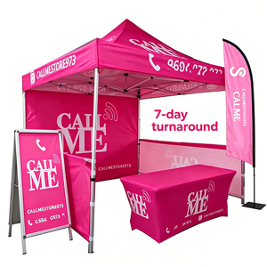 Carpas para Ferias Comerciales y <span class=keywords><strong>Eventos</strong></span>, <span class=keywords><strong>Carpa</strong></span> Plegable Promocional Personalizada con Logotipo, Estructura de Aluminio de 10 x 10, Diseño Gratuito - Product Image 1