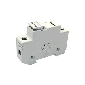 Pemegang Sekering PV 1000VDC 10X38mm 10A 20A Din Rail Fuse Holder