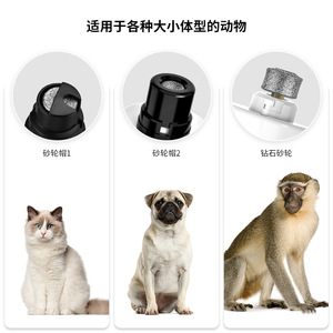 Cortauñas Eléctrico para Mascotas Tian Zhe con Luz LED para Perros y Gatos, Herramienta de Aseo de Plástico - Product Image 3
