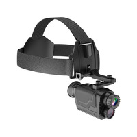 Recién llegado, 4K HD, mini Monocular montado en la cabeza, 100% oscuridad, recargable, visión nocturna infrarroja, telescopio Digital, Zoom Digital 8X
