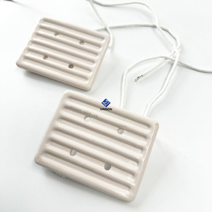 230V 380V 600W 800W 1200W Bảng điều khiển hồng ngoại xa phẳng gốm nóng 110*140mm công nghiệp điện yếu tố làm nóng - Product Image 4