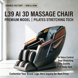 Sillón de Masaje Inteligente 3D L39 al por Mayor con Calentamiento Rápido 3s, Rodillos para Pies, Raspado, Voz AI, Centro de Bienestar, Gimnasio, Pedidos Personalizados al por Mayor para el Cuerpo - Product Image 1