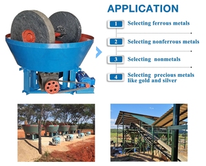 Usine vend nouveau équipement d'extraction d'or à 3 rouleaux pour l'exploitation minière d'or en Afrique, broyeur à tambour humide à grande capacité de traitement - Product Image 5