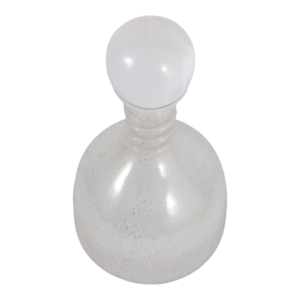 Vaso in vetro a forma di campana con coperchio in selenite per decorazioni per la casa, soggiorno, camera da letto, pezzo d'arredo moderno. - Product Image 6