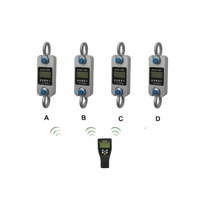 Dynamomètre sans fil GWD200M, 4 ensembles (1t, 2t, 3t, 5t, 10t), cellule de pesage sans fil, tensiomètre contrôlé par un seul écran