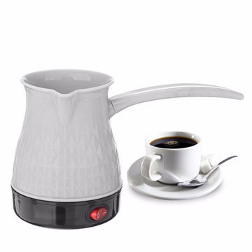 Electric Stainless Steel Turkish Coffee Maker Machine Espresso & Tea Moka Single Service Pour-Over Pot for Car Use