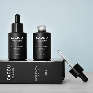 <span class=keywords><strong>2025</strong></span> tùy chỉnh từ 30ml Huyết thanh chai thủy tinh nhỏ giọt bao bì hộp cho chai nhỏ giọt 1oz 2oz 3Oz 4oz - Product Image 1