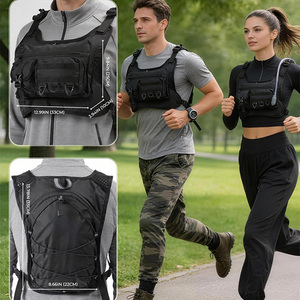Sac à dos d'hydratation léger pour la course à pied, sac <span class=keywords><strong>de</strong></span> poitrine avec poche à eau, sac à dos <span class=keywords><strong>de</strong></span> jour pour la randonnée, la course à pied, le cyclisme, les courses, le marathon - Product Image 6