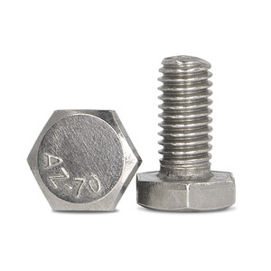 Vis et écrous hexagonaux de grade 8.8, vis hexagonales A2, vis en acier inoxydable sur mesure toutes tailles, vis hexagonales lourdes B7 ASTM A193 B7 et écrous DIN - Product Image 5