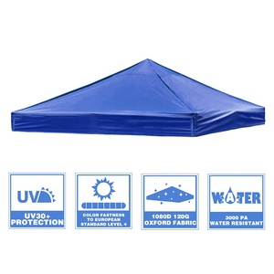 Atap PVC Luar Ruangan, Kanopi Gazebo Mudah Atap Pengganti dengan Tas Jinjing & Dinding Samping - Product Image 4