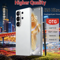 Teléfono Inteligente S26 Ultra de 7.7 Pulgadas, 22GB+2TB, Alta Calidad, 5G, Android 15, Doble SIM, Deca Core, Desbloqueado, Venta al Por Mayor