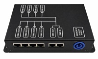Distributeur de signal DMX512 8 voies Pknight, amplificateur isolé haute tension RJ45 pour éclairage de scène, fabriqué en Chine