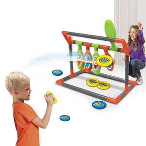 Juguete Deportivo de Disco Volador, Juego de Bolos y Lanzamiento para Niños, Interior y Exterior - Product Image 1