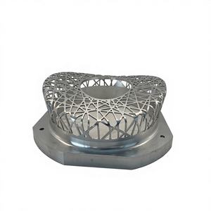 Pièce de démonstration en aluminium usinée CNC 5 axes, structure complexe en nid d'oiseau, échantillon d'usinage 5 axes - Product Image 1