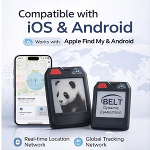 Localizador Inteligente Personalizado con Pantalla de Tinta Electrónica, Resistente al Agua, Compatible con Apple Find, Android, Google Find Hub, AirTag, GPS, para Carteras y Equipaje - Product Image 2