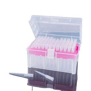 Autres fournitures de laboratoire : Micropipettes stériles avec filtre 300μL, embouts transparents en rack - Product Image 1