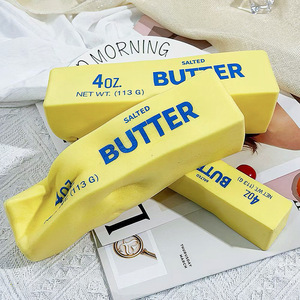 New Arrival in Stock Kawaii Squishy Butter Soft Squeeze Toys Polyester Slow Rebound Food Creative Simulation - Product Image 6