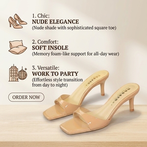 Nuove <span class=keywords><strong>Scarpe</strong></span> con Tacco Alto da Donna, Sandali in Pelle PU, Sexy <span class=keywords><strong>Scarpe</strong></span> da Festa e Ufficio, Eleganti e Comode <span class=keywords><strong>Scarpe</strong></span> da Cerimonia - Product Image 1