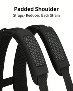 Großhandel Maßgefertigte Gitarrentasche mit Logo, Wasserdichte Gepolsterte Gitarrenhülle mit Schultergurten, 600D Oxford-Stoff Gitarrenrucksack - Product Image 3