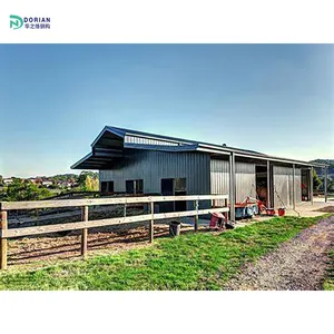 Cheap Farming Steel Structure Chicken House Cage Chicken Coop Goat House Farm Sheds