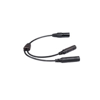Casque d'aviation professionnel Raytalk avec câble GA pour adaptateur d'hélicoptère