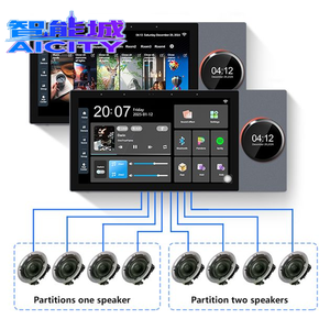 SHENGQIONG Q7 Écran tactile intelligent Android IPS 7 pouces avec sortie haut-parleur musical, contrôle via l'application Tuya et interrupteur intelligent intégré - Product Image 1