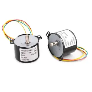 50KTYZ AC Động Cơ 220V Mini Động Cơ Đồng Bộ Nam Châm Vĩnh Cửu Động Cơ 4RPM 6RPM