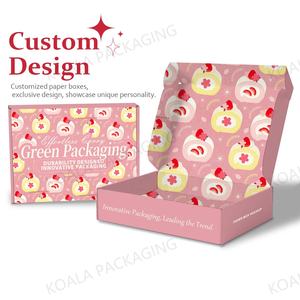 Boîtes d'emballage réutilisables les plus vendues avec logo personnalisé imprimé <span class=keywords><strong>pâte</strong></span> <span class=keywords><strong>feuilletée</strong></span> Mochi gaufre brownie cupcake cookie - Product Image 6