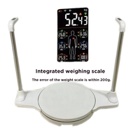 BKL ND-UH6008(8) Báscula Escáner Corporal 3D de 60CM con 8 Electrodos y Rotación de 360°, para Medir Grasa Corporal y Peso, con Carcasa de ABS, Capacidad de 250KG, OEM ODM