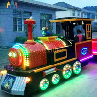 Fournisseur de la Chine Train de parc d'attractions Thomas électrique commercial Ride on Train Kids Electric Trackless Train à vendre