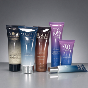 Tube cosmétique en plastique souple PE blanc 100ml 50ml pour soins de la peau, dentifrice, nettoyant visage, écran solaire, essence, crème pour les yeux, le corps et les mains - Product Image 6