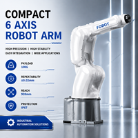 Bras robotisé industriel FOBOT à 6 axes, charge utile de 10 kg, haute précision, pour le distribution, l'étiquetage et le tri automatiques SI