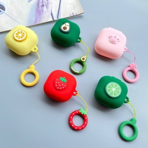 Funda Protectora de Silicona con Diseño de <span class=keywords><strong>Aguacate</strong></span> para Auriculares Inalámbricos Samsung Galaxy Buds 4/4Pro, en Oferta - Product Image 4