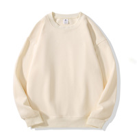 Pull en coton robuste à col rond, épaules tombantes, coupe décontractée, adapté aux hommes, aux femmes et aux couples, brodé
