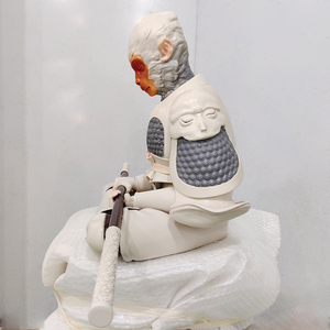 Statue de WuKong en résine personnalisée Mythe noir Sculpture de WuKong Mythe noir <span class=keywords><strong>Goku</strong></span> figurines de jeu Statue de singe chinois 40/60cm à vendre - Product Image 4