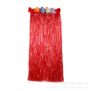 Set per Feste di Carnevale a Doppio Strato, Accessori per Spettacoli, Gonna da Ballo Hawaiana Hula - Product Image 6